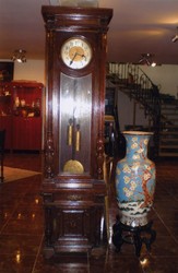 Часы напольные в резном деревянном корпусе Karfen - Gong